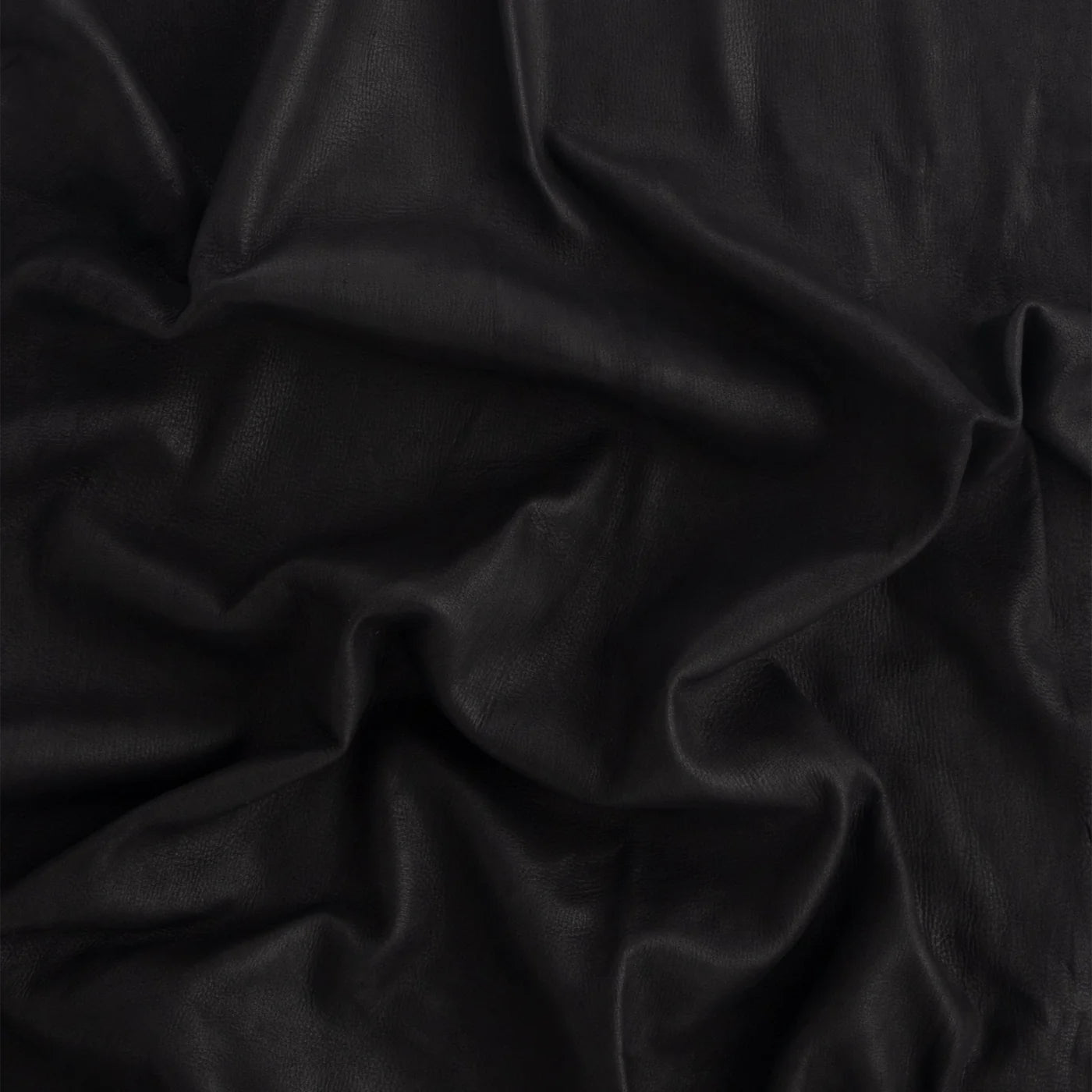 Black Chrome-Tanned Whitetail Deerskin Hide